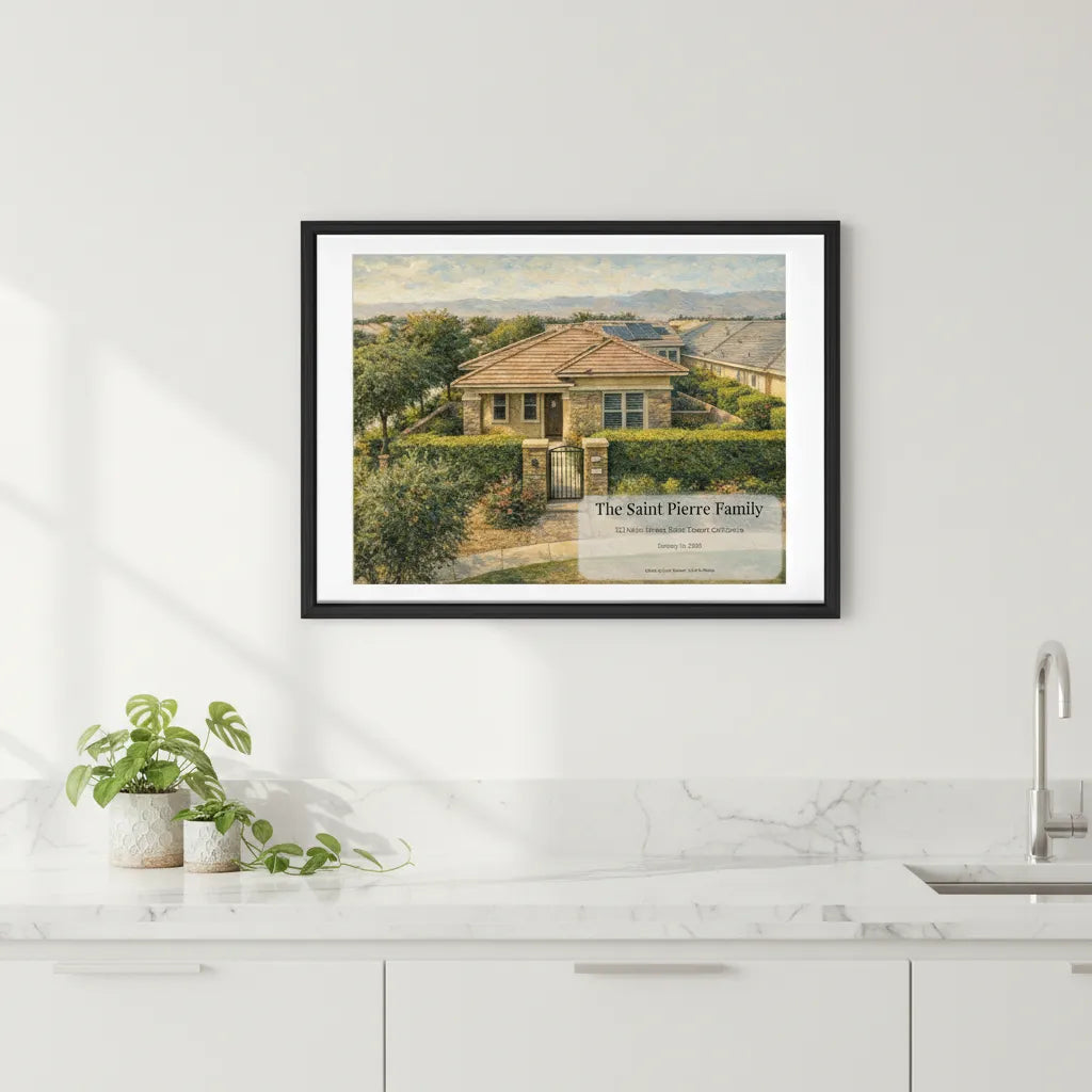 The Home Collection™ – Oil Painting Home Portrait