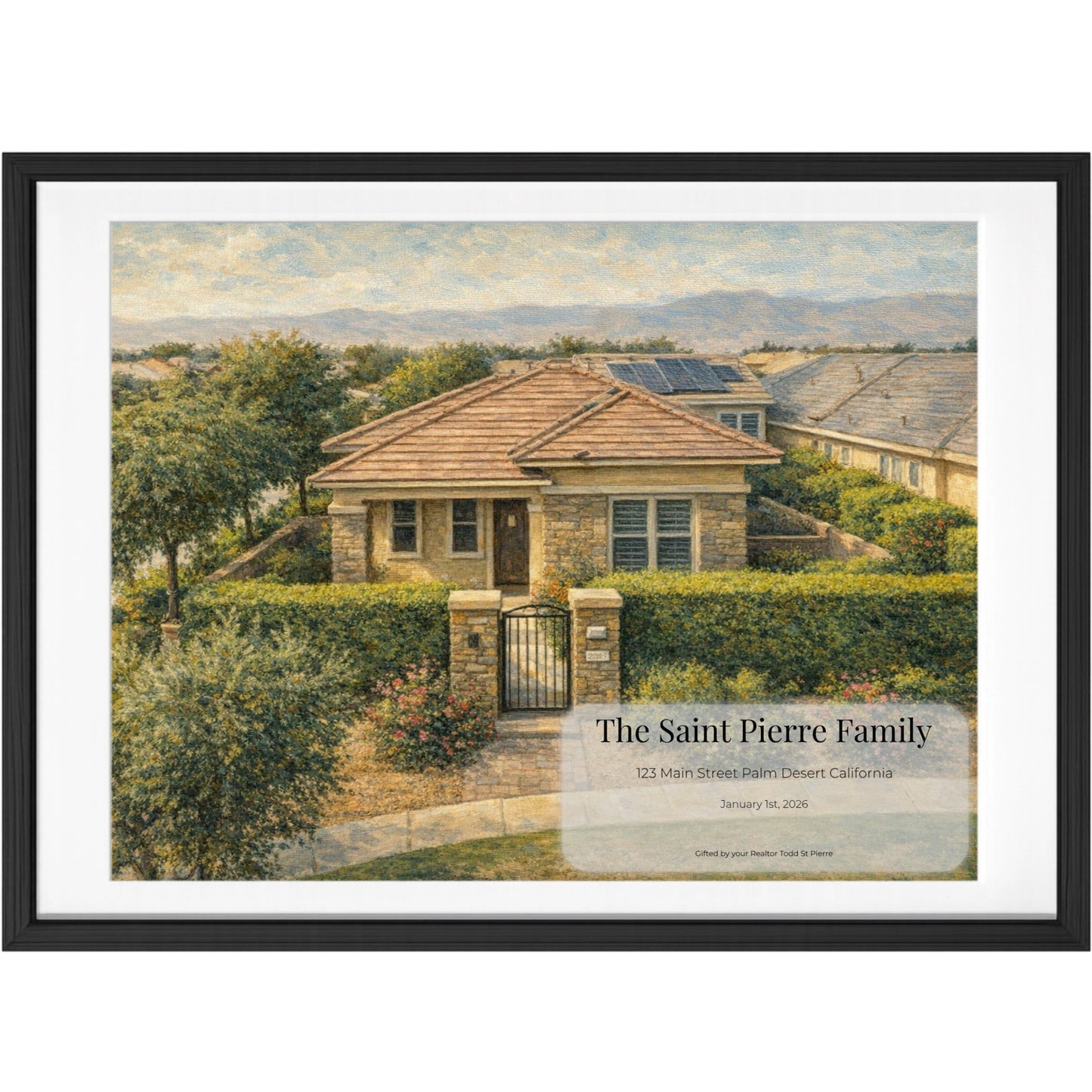 The Home Collection™ – Oil Painting Home Portrait