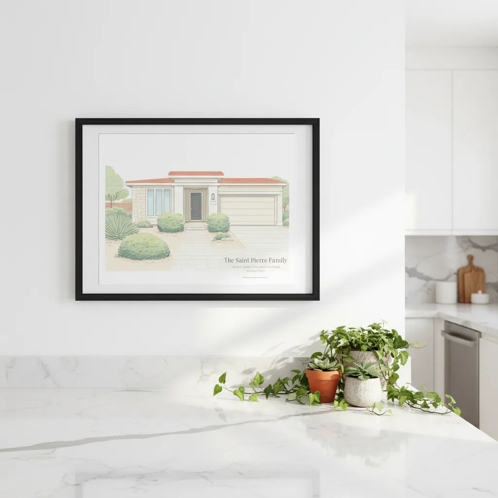 The Home Collection™ – Storybook Illustration Home Portrait
