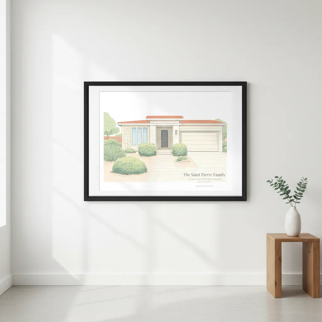 The Home Collection™ – Storybook Illustration Home Portrait