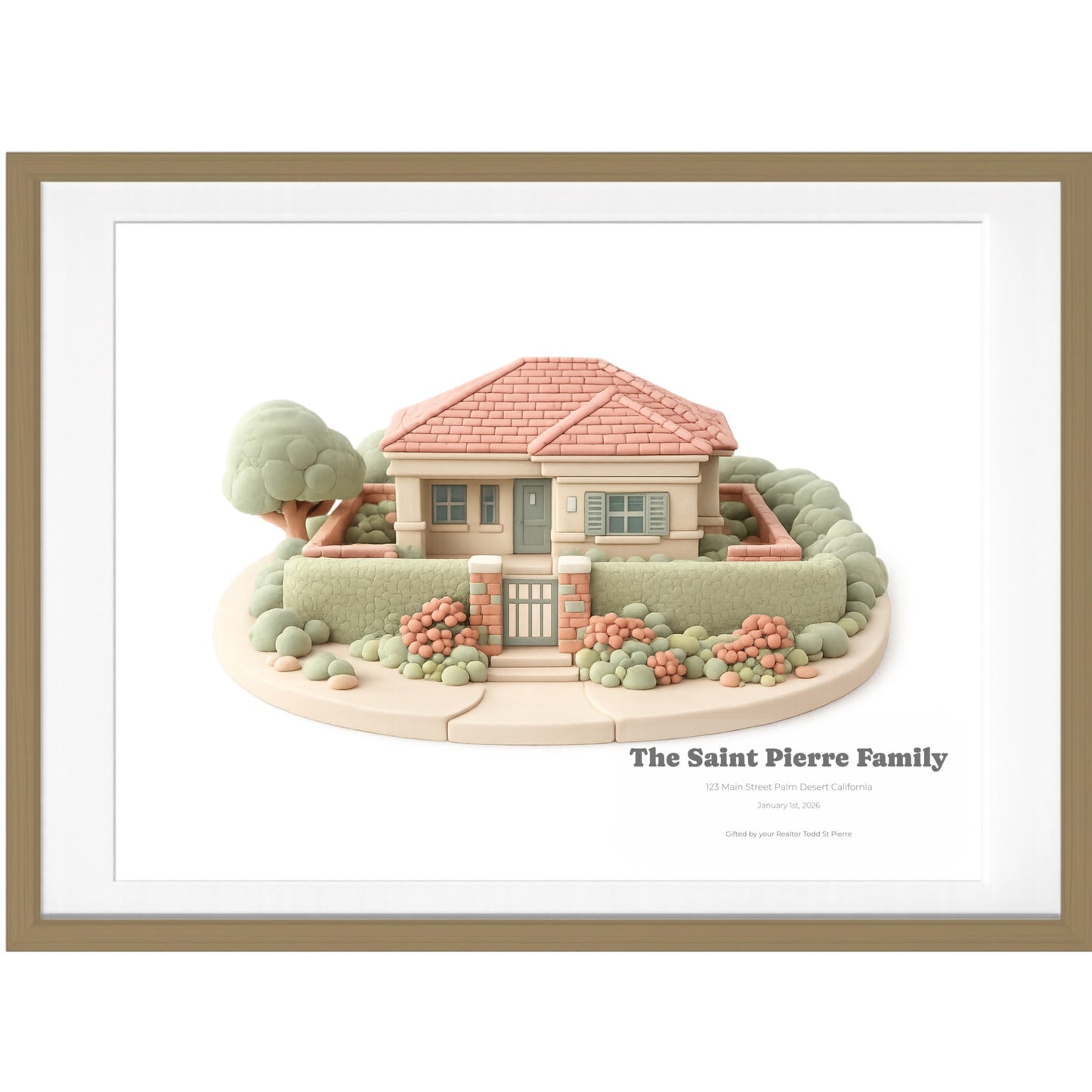 The Home Collection™ – Hand-Sculpted Clay Miniature Home Portrait